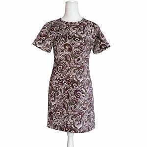 Michael Kors Paisley Print Dress Size XS Front Pockets